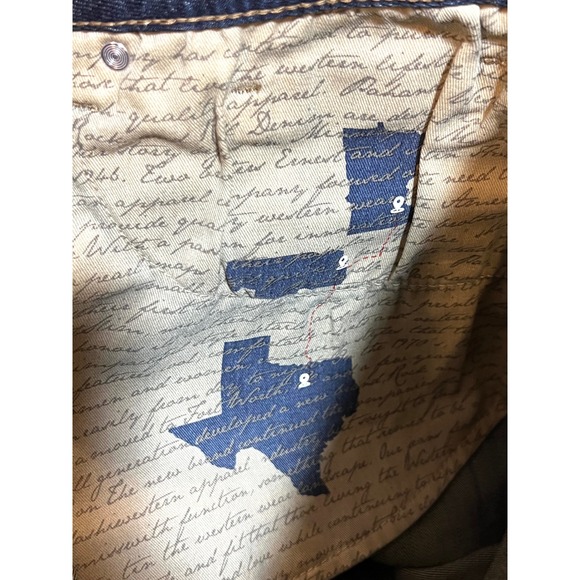 Vintage 46 Pistol Straight Jeans Mens 38x32 Regular Straight‎ Dark Wash Denim - Picture 14 of 14